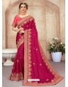 Rani Designer Wedding Wear Silk Sari