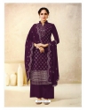 Purple Designer Party Wear Palazzo Salwar Suit