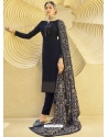 Navy Blue Designer Festive Wear Exotic Velvet Salwar Suit