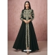 Black Readymade Designer Wedding Wear Real Georgette Anarkali Suit