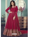 Rani Designer Wedding Wear Real Georgette Anarkali Suit