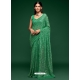 Sea Green Designer Party Wear Georgette Sari