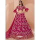 Rani Heavy Designer Bridal Wedding Wear Net Lehenga Choli