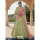 Pista Green Heavy Designer Wedding Wear Lehenga Choli