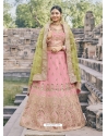 Pink Heavy Designer Wedding Wear Lehenga Choli
