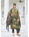 Green Digital Printed Designer Pure Viscose Muslin Salwar Suit