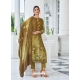 Mehendi Digital Printed Designer Pure Viscose Muslin Salwar Suit