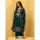 Dark Green Heavy Designer Bridal Alizeh Georgette Salwar Suit