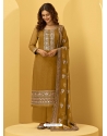 Marigold Heavy Designer Bridal Alizeh Georgette Salwar Suit