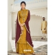 Mustard Heavy Designer Wedding Faux Georgette Salwar Suit