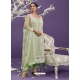 Pista Green Heavy Designer Wedding Net Salwar Suit