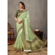 Sea Green Designer Wedding Wear Silk Sari