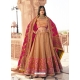 Light Orange Heavy Designer Wedding Wear Lehenga Choli