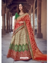 Multi Colour Heavy Designer Wedding Wear Lehenga Choli