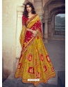 Mustard Heavy Designer Wedding Wear Lehenga Choli