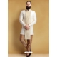 Off White Exclusive Readymade Designer Indowestern Sherwani