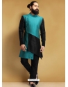 Turquoise Exclusive Readymade Designer Indowestern Sherwani