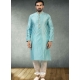 Sky Blue Exclusive Readymade Designer Kurta Pajama