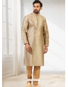 Gold Exclusive Readymade Designer Kurta Pajama