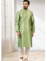 Green Exclusive Readymade Designer Kurta Pajama