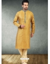 Mustard Exclusive Readymade Designer Kurta Pajama