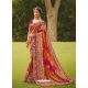 Multi Colour Designer Traditional Wear Pure Dola Silk Sari