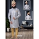 Light Grey Exclusive Readymade Designer Indowestern Sherwani