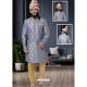 Grey Exclusive Readymade Designer Indowestern Sherwani