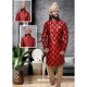 Maroon Exclusive Readymade Designer Indowestern Sherwani