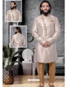 Off White Exclusive Readymade Designer Indowestern Sherwani