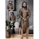 Dark Grey Exclusive Readymade Designer Indowestern Sherwani