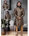 Dark Grey Exclusive Readymade Designer Indowestern Sherwani