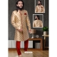 Gold Exclusive Readymade Designer Indowestern Sherwani