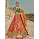 Multi Colour Heavy Designer Wear Pure Premium Silk Lehenga Choli