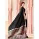 Black Designer Wedding Wear Silk Sari