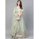 Sea Green Designer Wedding Wear Soft Net Lehenga Choli