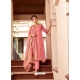 Pink Designer Party Wear Cotton Silk Salwar Suit