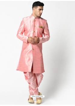 Pink Exclusive Readymade Indo-Western Dhoti Style Kurta Pajama