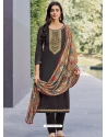 Black Designer Festive Wear Parampara Silk Salwar Suit