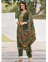 Mehendi Designer Festive Wear Parampara Silk Salwar Suit