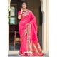 Rani Designer Wedding Wear Banarasi Soft Silk Sari