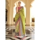 Green Designer Wedding Wear Silk Sari