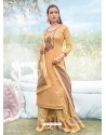 Mustard Readymade Designer Cotton Salwar Suit