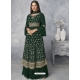 Dark Green Designer Real Georgette Salwar Suit