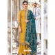 Corn Designer Blooming Georgette Salwar Suit