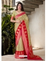 Green Designer Wedding Wear Banarasi Soft Silk Sari
