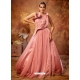 Baby Pink Readymade Fancy Designer Party Wear Net Gown