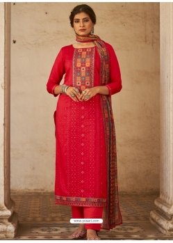 Crimson Designer Sequence Embroidered Salwar Suit