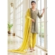 Yellow Designer Wedding Palazzo Salwar Suit