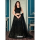 Black Designer Wedding Wear Net Lehenga Choli